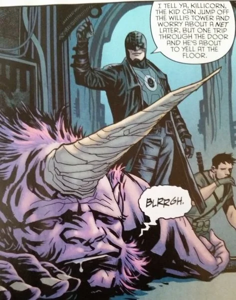 if you don't buy this book for Dick, buy it for the full view of Killicorn. swear to glob. 