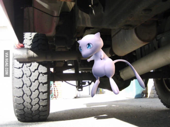 Word is, Mew will spawn under a truck.