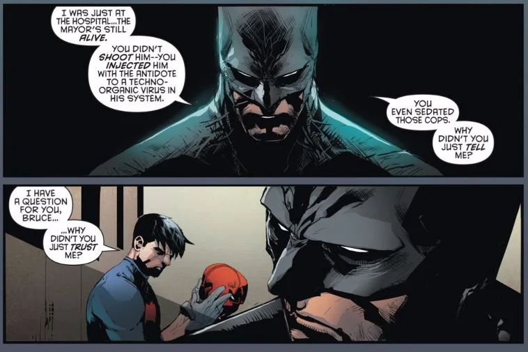 Bruce Wayne has trust issues? No! Say it aint so?