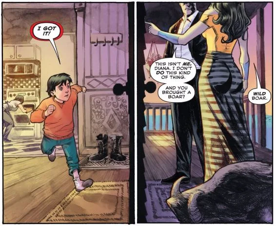 Bruce Wayne doesn't go to dinner in a Tux? oh, you meant a heartfelt gesture of kindness. 