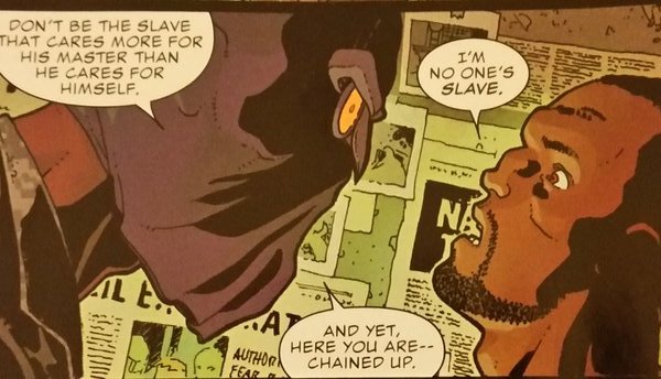 I love how disgusted Nighthawk is at that accusation