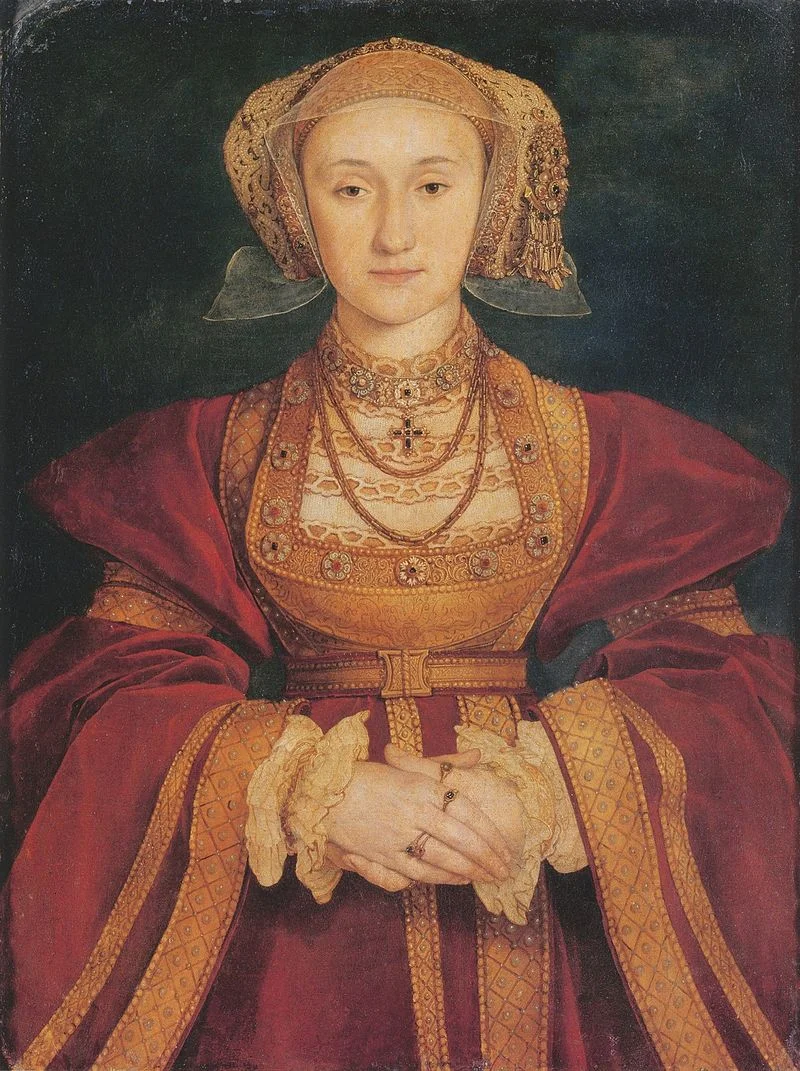 Anne of Cleves, fourth wife of Henry VIII and advocate for bold shoulders in fashion
