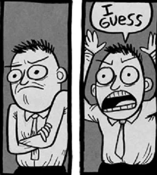 Pictured here: Our DM after yet another ridiculous success. 