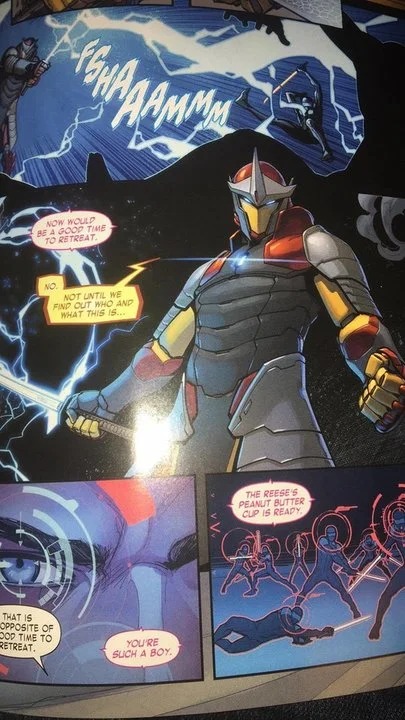 Samurairon Man. I shit you not. 