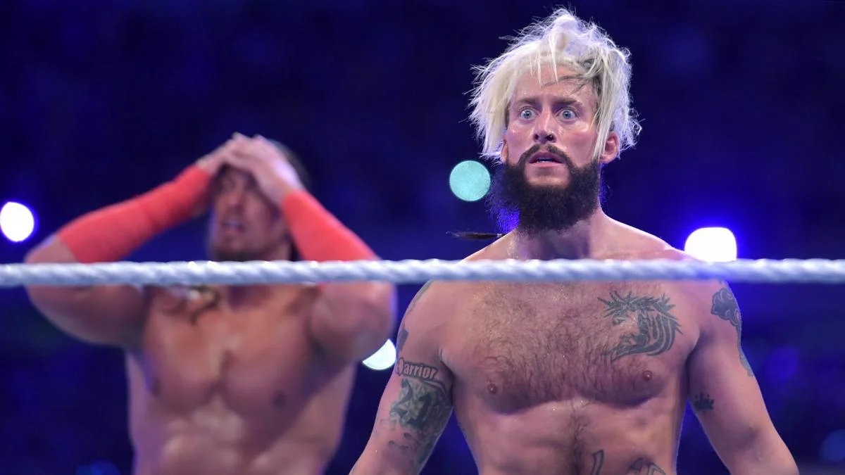 #EnzoFace when the Hardyz show up, image via WWE.com