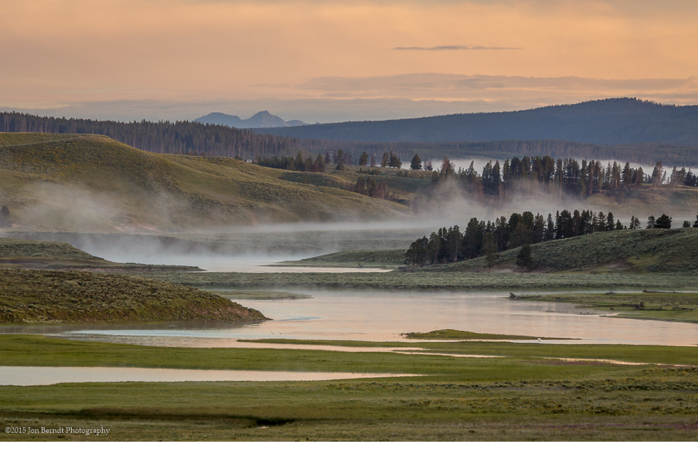 Morning Mist on Yellowstone River
