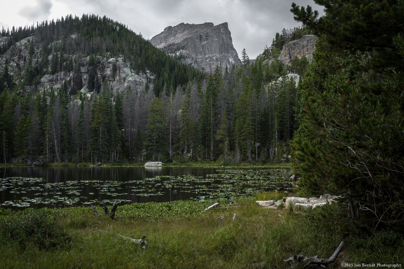Hallett Peak from Nymph Lake