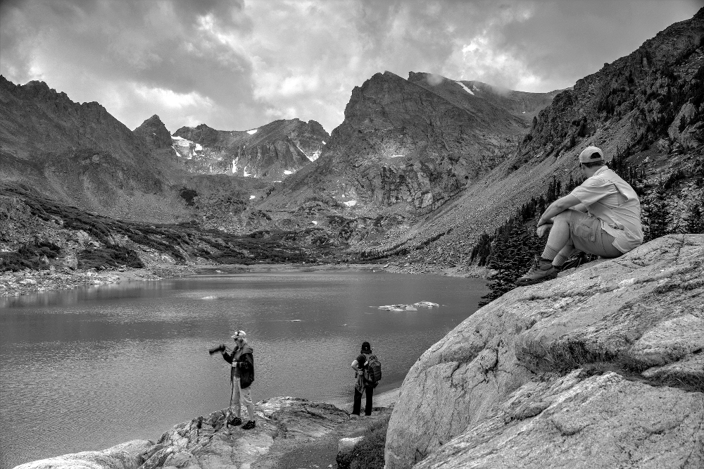 "Relaxing at Lake Isabelle" (C) Jon Berndt Photography. 