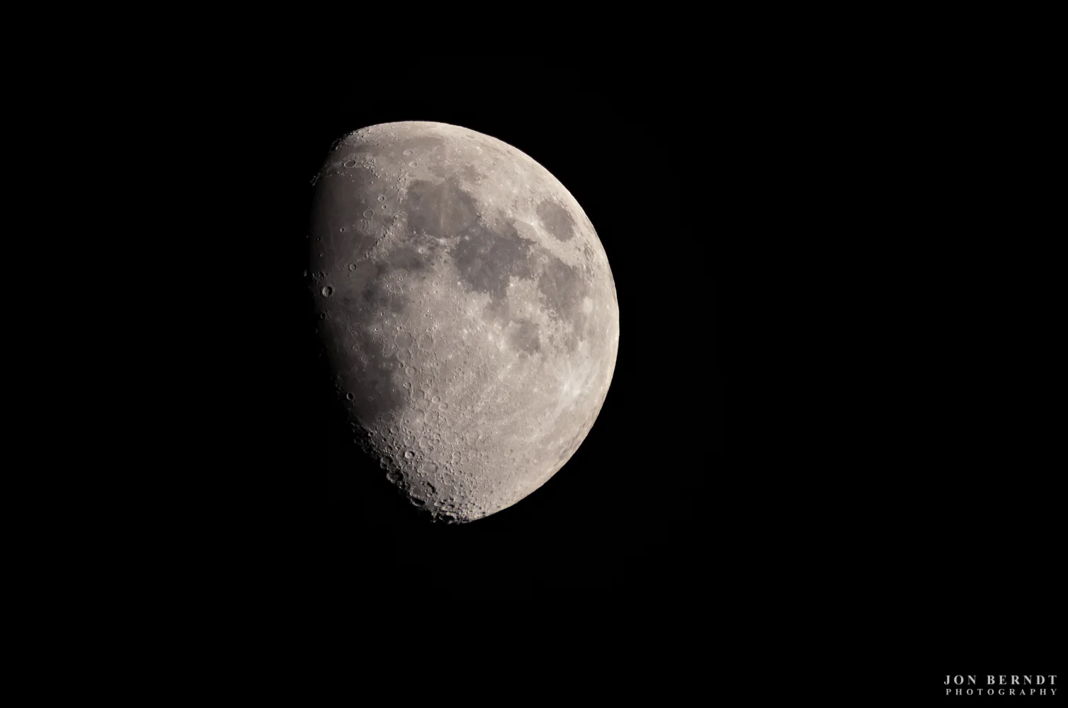 Our nearest celestial neighbor. (C) 2017 Jon Berndt Photography
