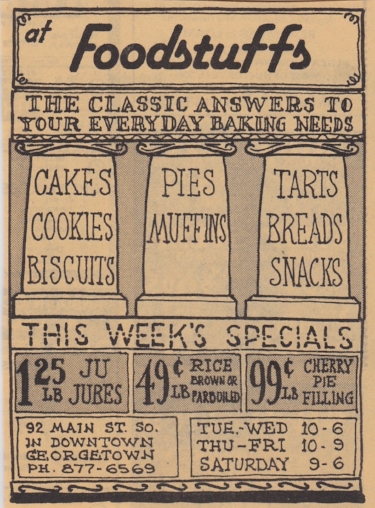 I remember Linda coming in right from the start. This is one of the early ads she would have seen in the local paper - M