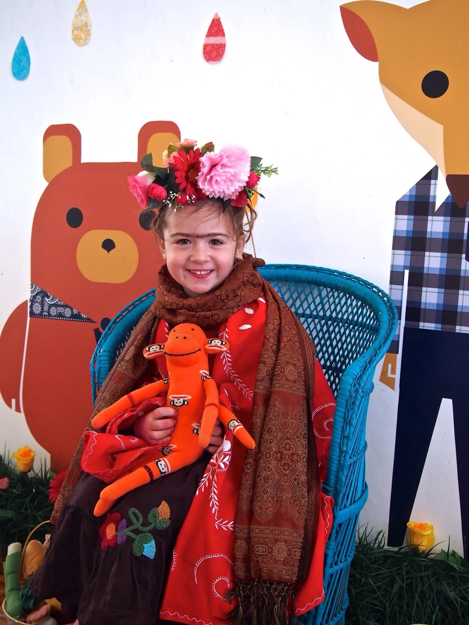 Frida enjoying the school holiday program.