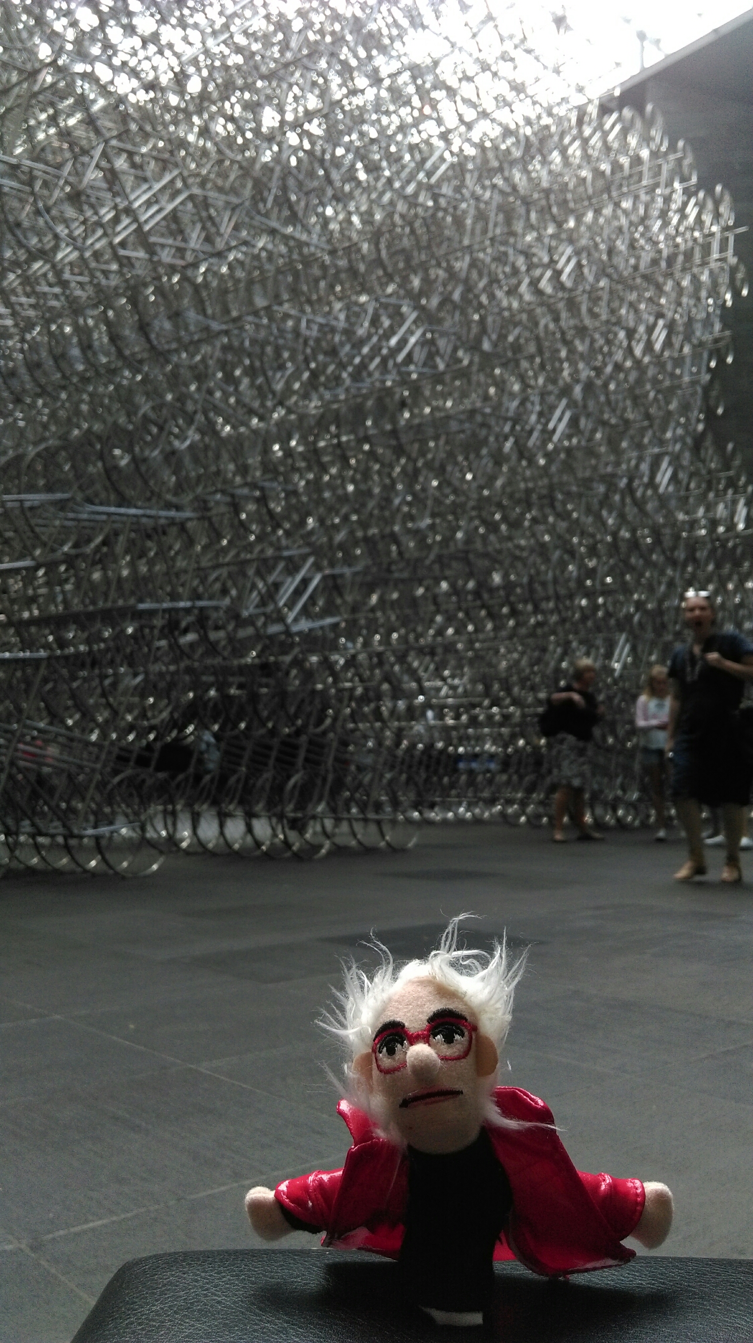 You can't miss the latest addition to the entrance hall! Ai Weiwei's 'Forever Bicycles' is a huge structure you can walk around and under made of 1500 metal bikes. An instagram must shoot. 