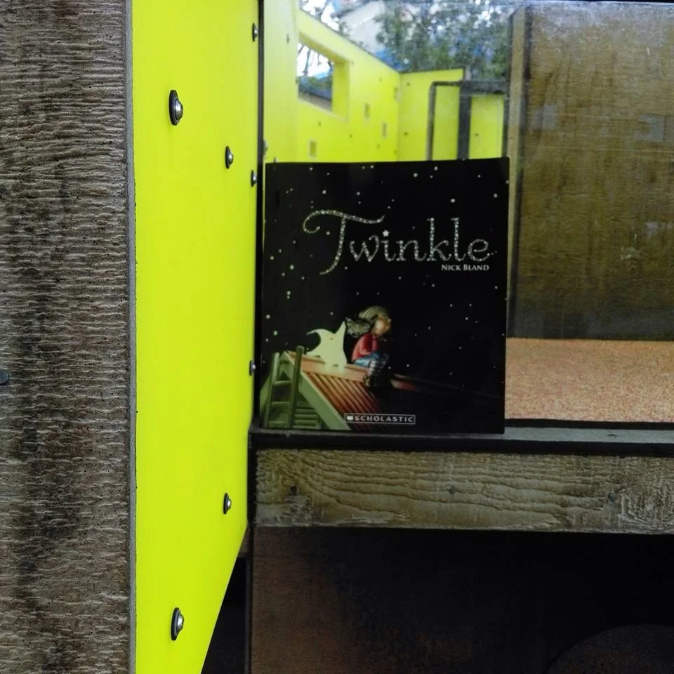 We also left a book here as part of our 100 books of Melbourne Challenge :)