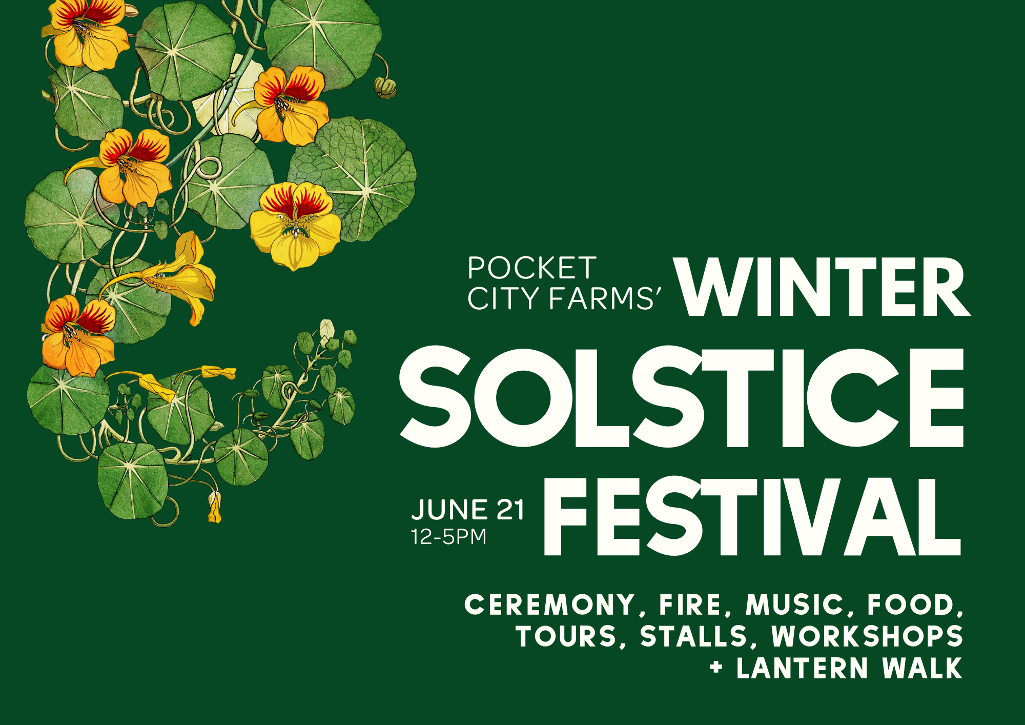 Winter Solstice Festival 2025 — Pocket City Farms