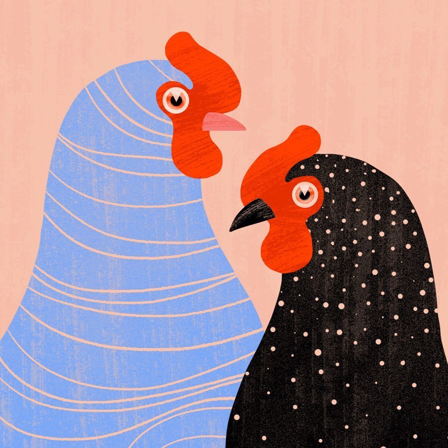 17. Bird 🐔
.
It may be 2020 but I am still doing these! I haven&rsquo;t necessarily started this year doing as much illustrating as I would like. Sometimes, I think so much about a project without actually putting any pen to paper and psych myself o