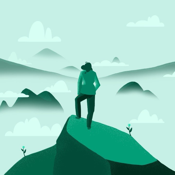 16. Peak ⛰
.
For peak I couldn&rsquo;t help but recreate one of my absolute favorite paintings, &ldquo;Wanderer Above the Sea of Fog&rdquo; by Caspar David Friedrich. Friedrich&rsquo;s piece, and German Romanticism as a whole, focuses on the sublimit