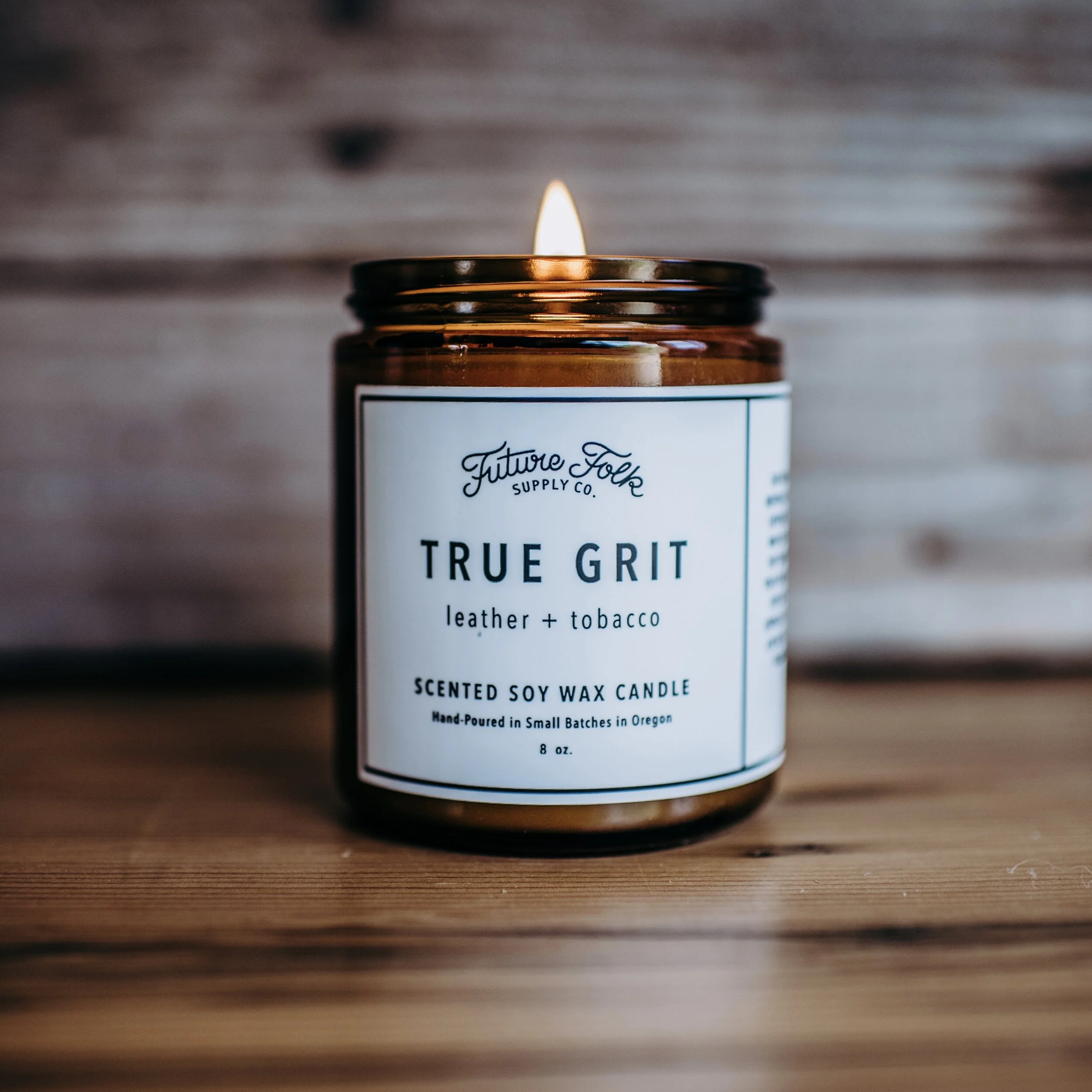True Grit Scented Soy Wax Candle