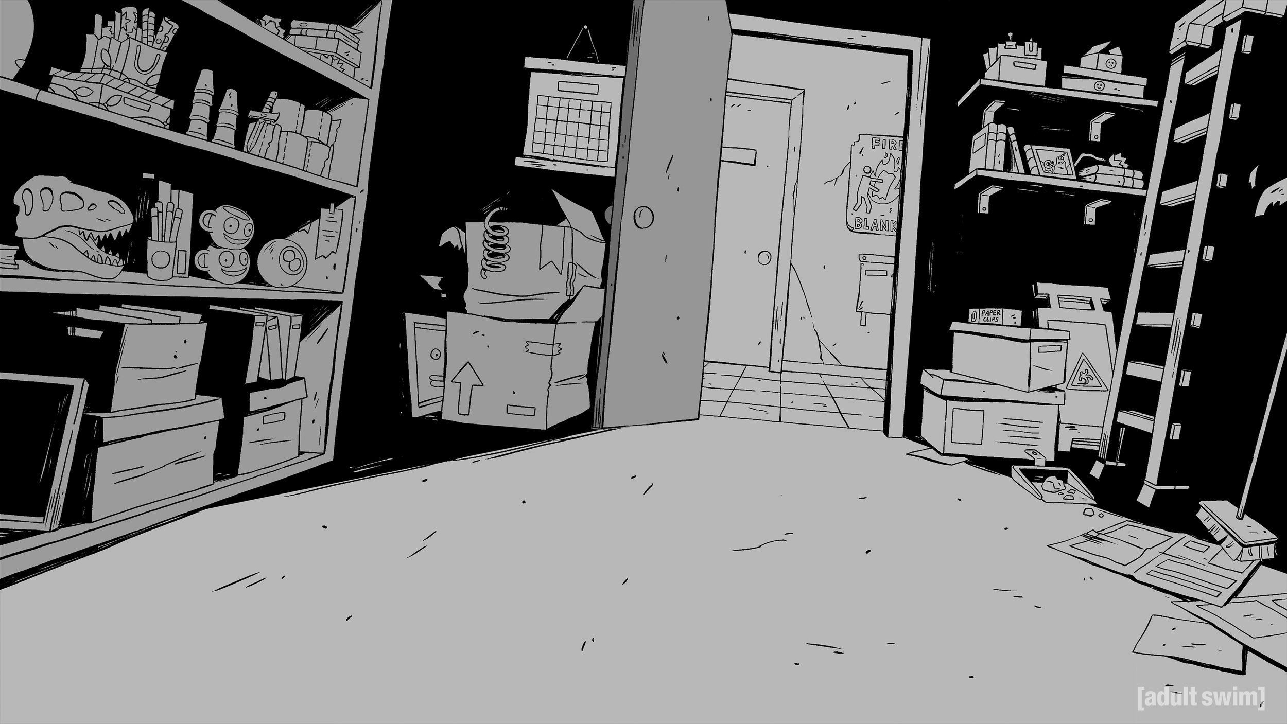 BG Layout and Lines | Smiling Friends (Season 3) for Adult Swim