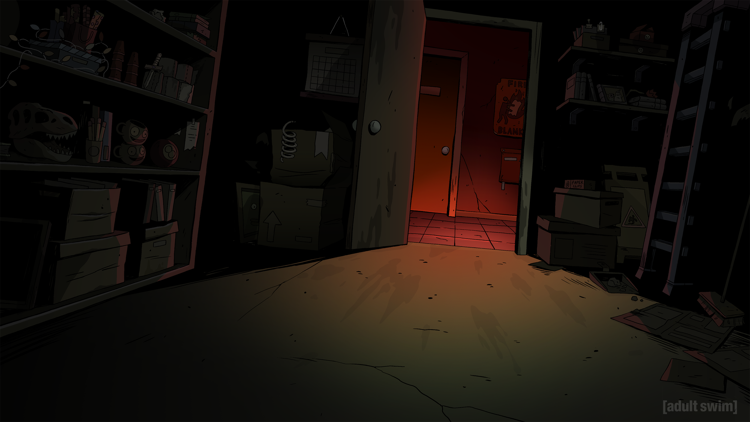 BG Lines and Paint | Smiling Friends (Season 3) for Adult Swim