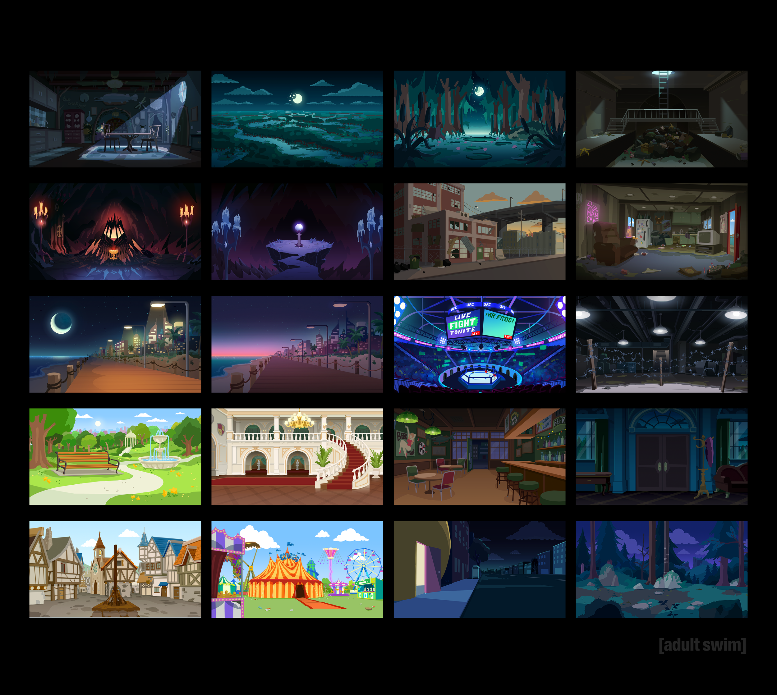 Colour Keys | Smiling Friends (Season 3) for Adult Swim