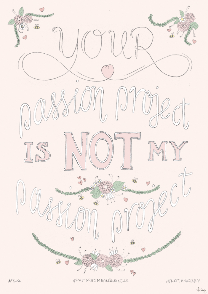 Your passion project , digital image with hand drawn elements, 2019