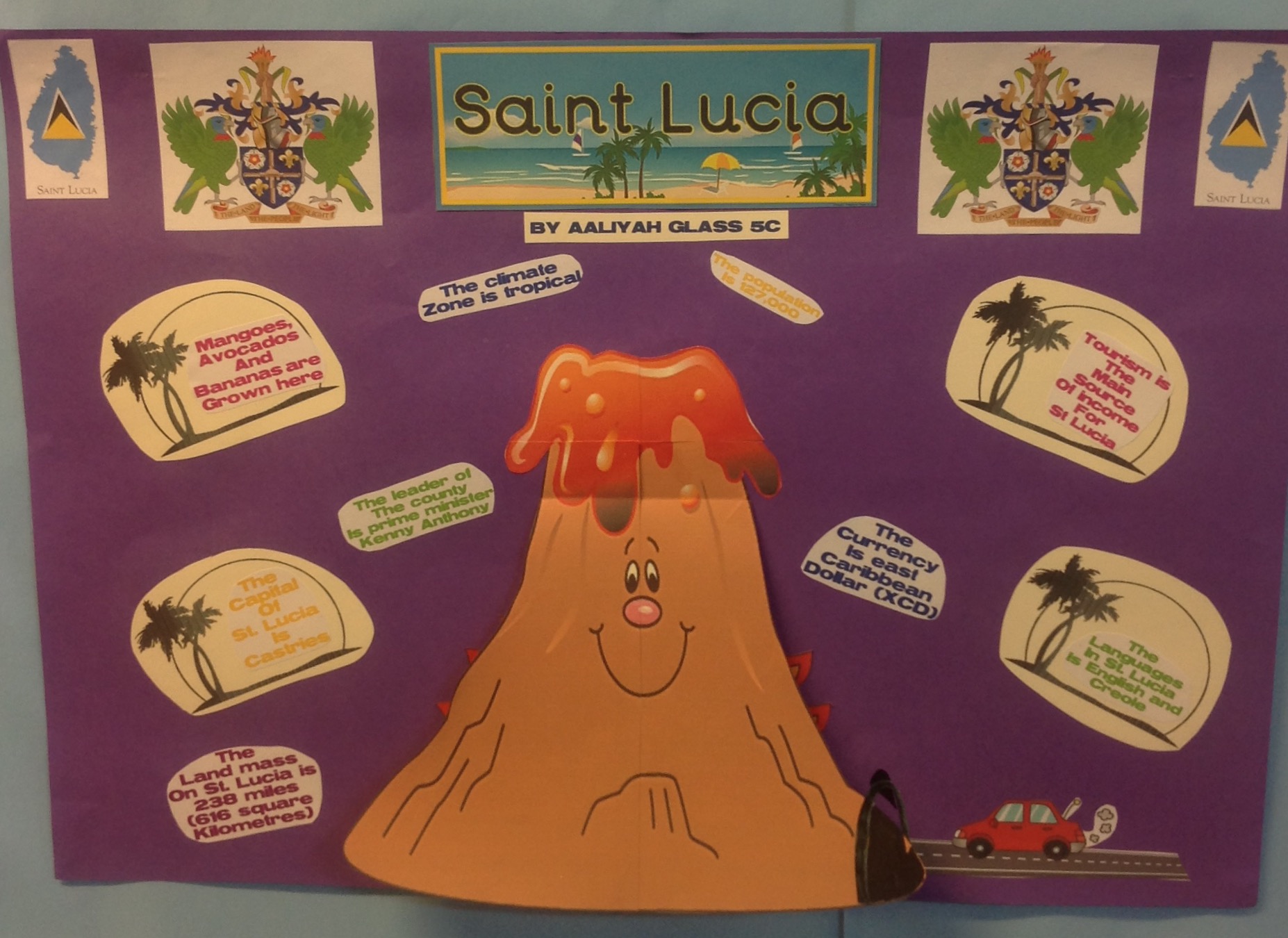 St Lucia poster