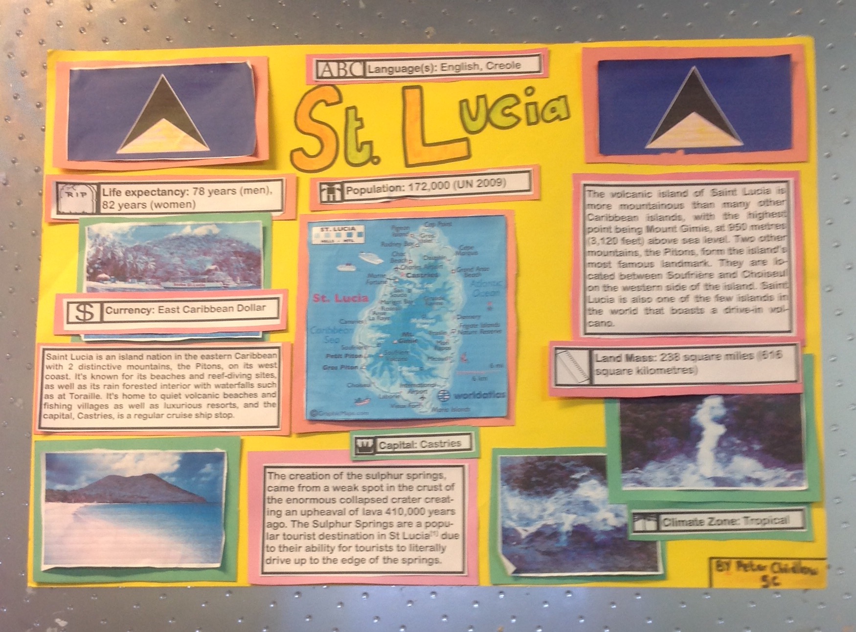 St Lucia topic work
