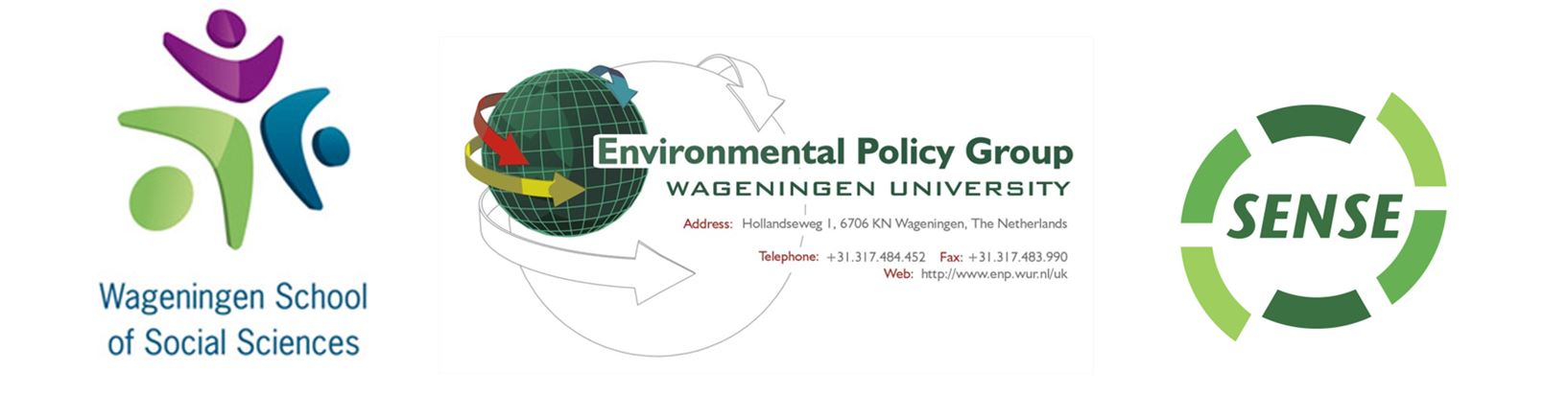 Course organized by the Environmental Policy group (ENP) in collaboration with Wageningen School of Social Sciences (WASS) and SENSE Research School for Socio-Economic and Natural Sciences of the Environment, Wageningen University