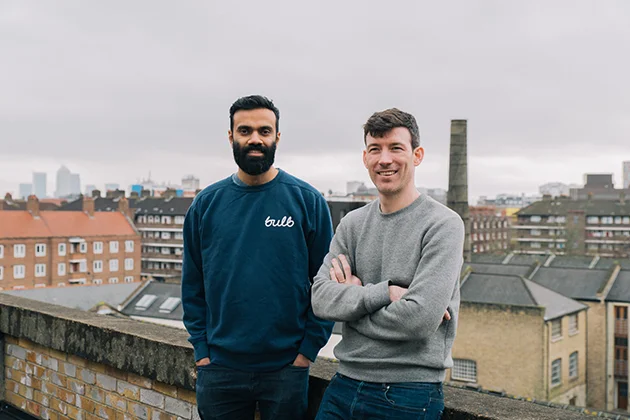 Co-founders Amit Gudka and Hayden Wood.