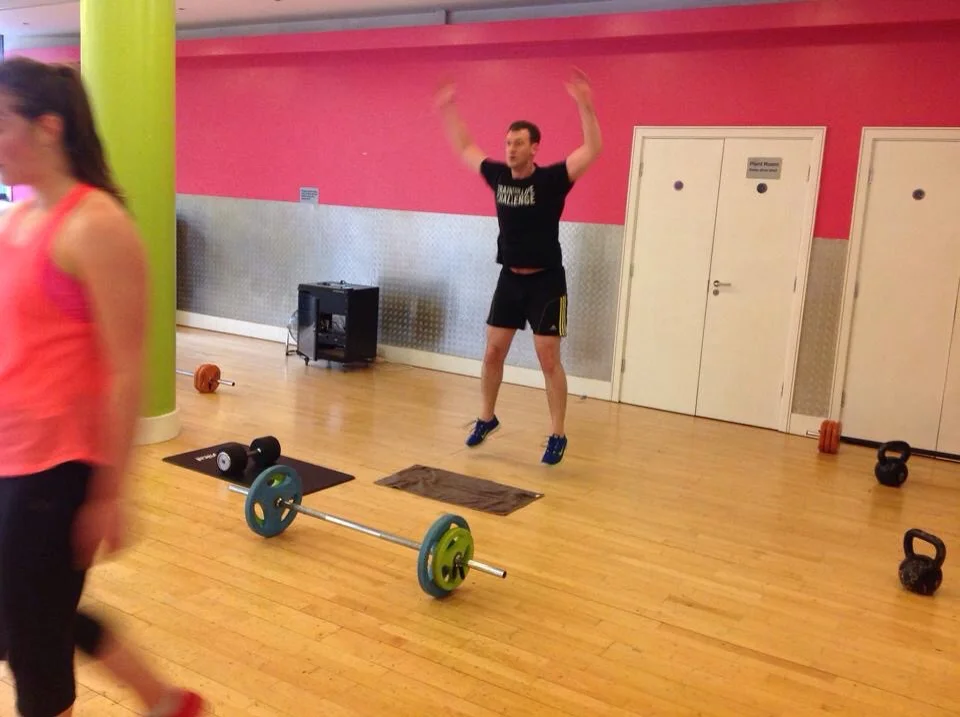 Carl in action, or the art of the jump squat...