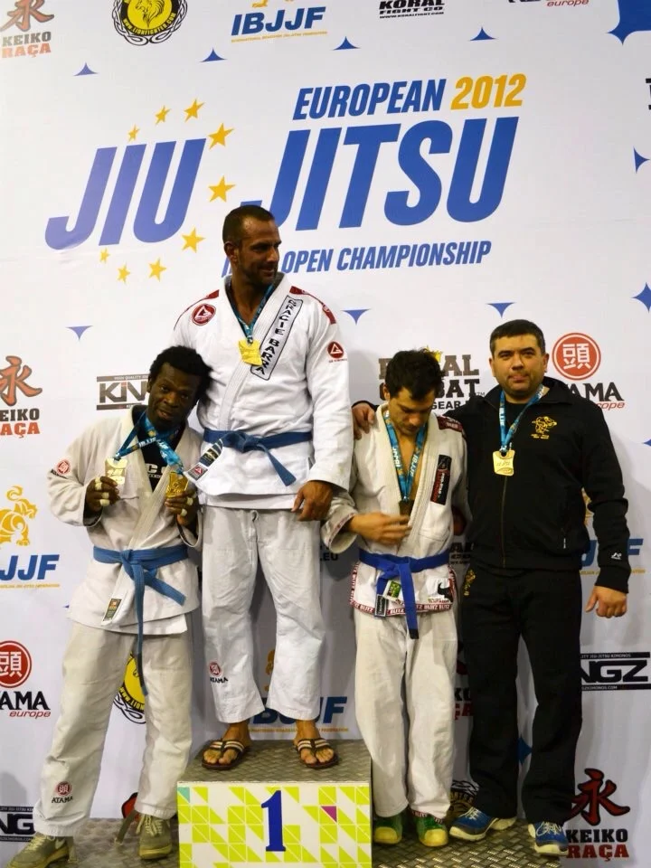 After winning Gold in my bracket and Silver a Blue a Belt Absolute in BJJ EURO 2012