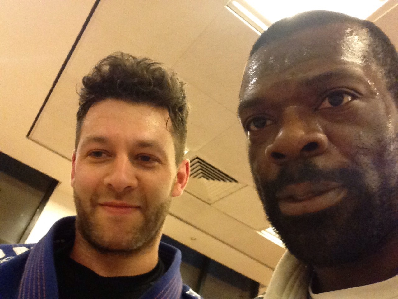 Christopher, a fellow teammate who competed at the BJJ Euro for the First time.