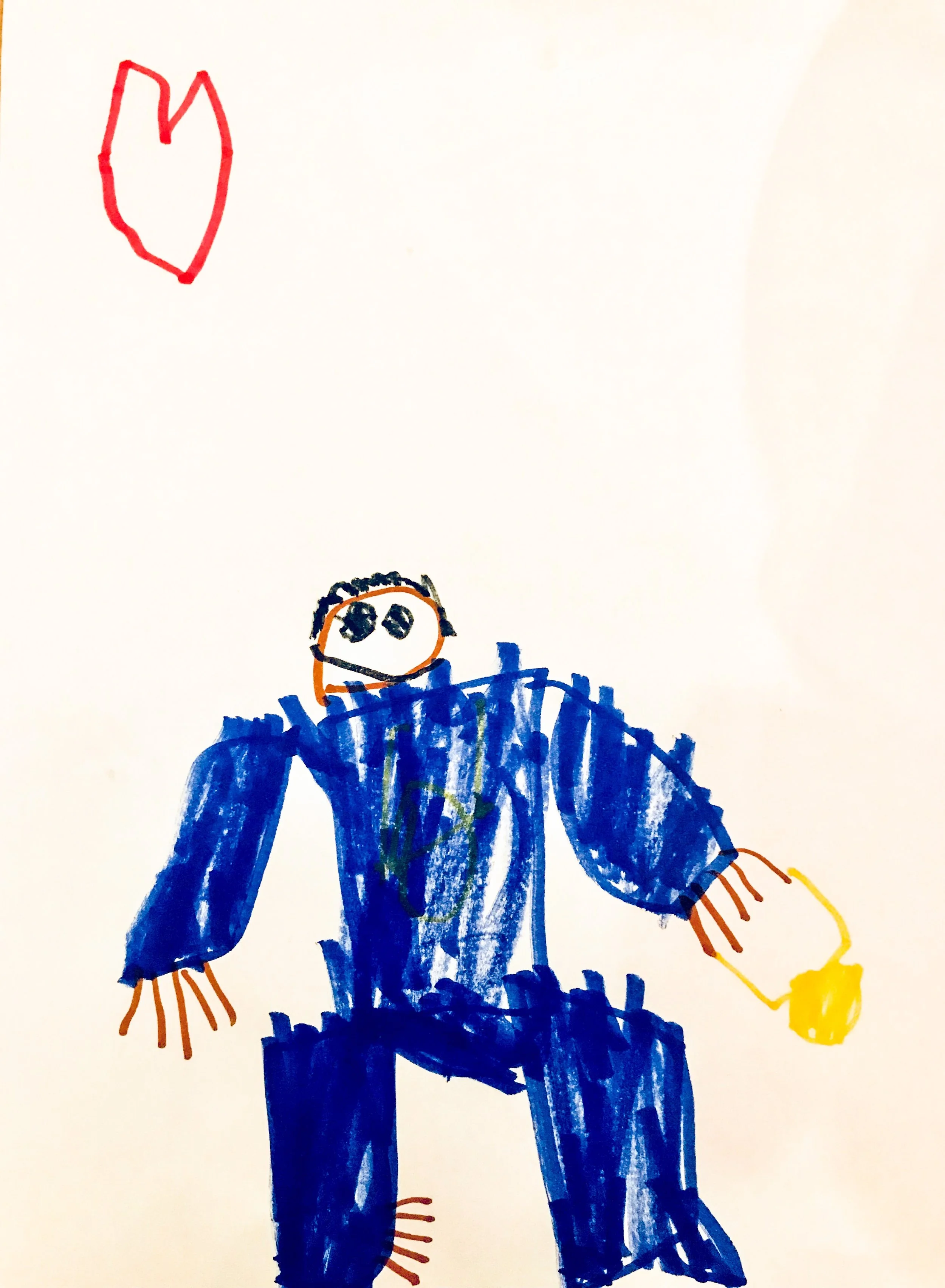 Me with a gold Medal, courtesy of my son Milo. He drew this before the tournament I kept the drawing as my iPad wallpaper and could see it everyday and make sure I keep my promise if bringing the gold home.