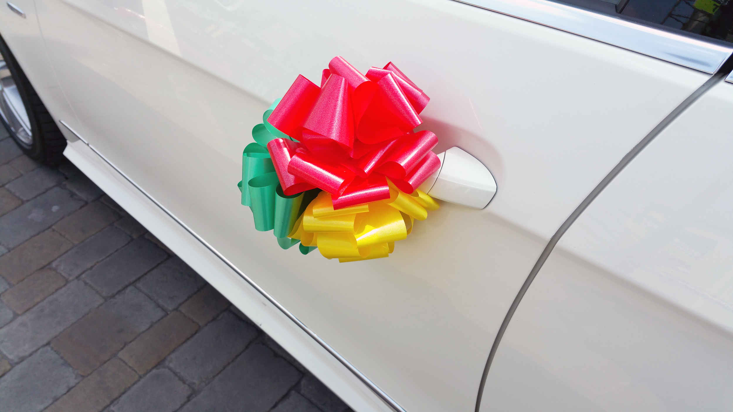 Jamaican Rasta Car Wedding Ribbons