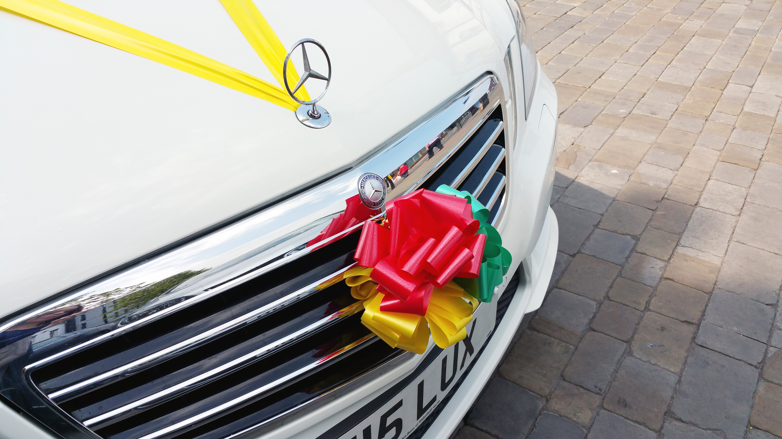 Jamaican Wedding Car Ribbons