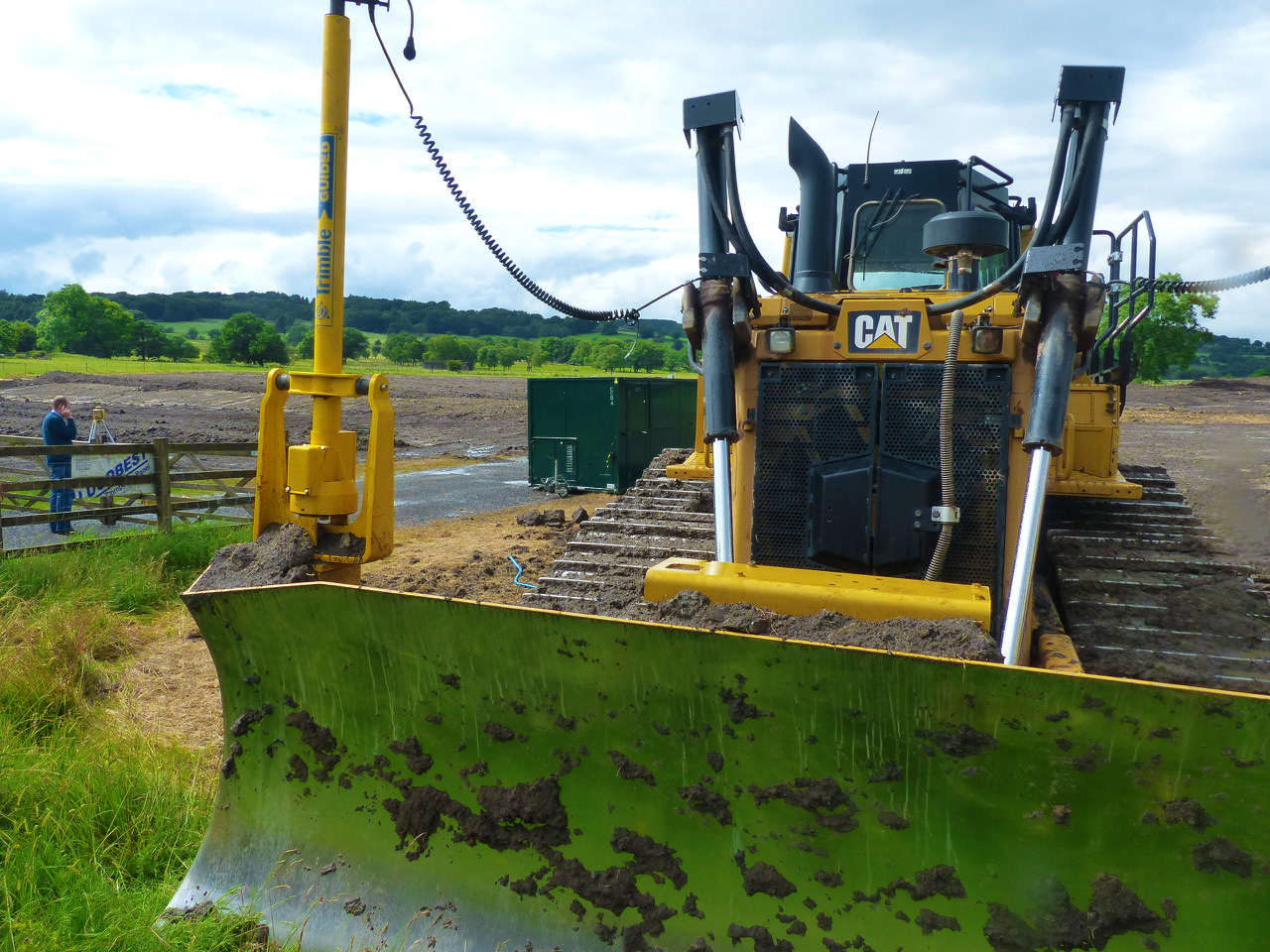  The pitch was constructed using CAT bulldozers fitted with laser-control systems linked to the 3D design model via computer software - to ensure optimal accuracy.&nbsp; 