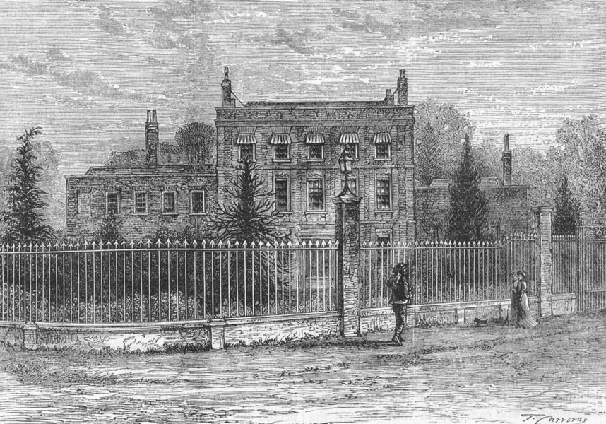  A drawing of Gough Park as it stood in the 1800s.