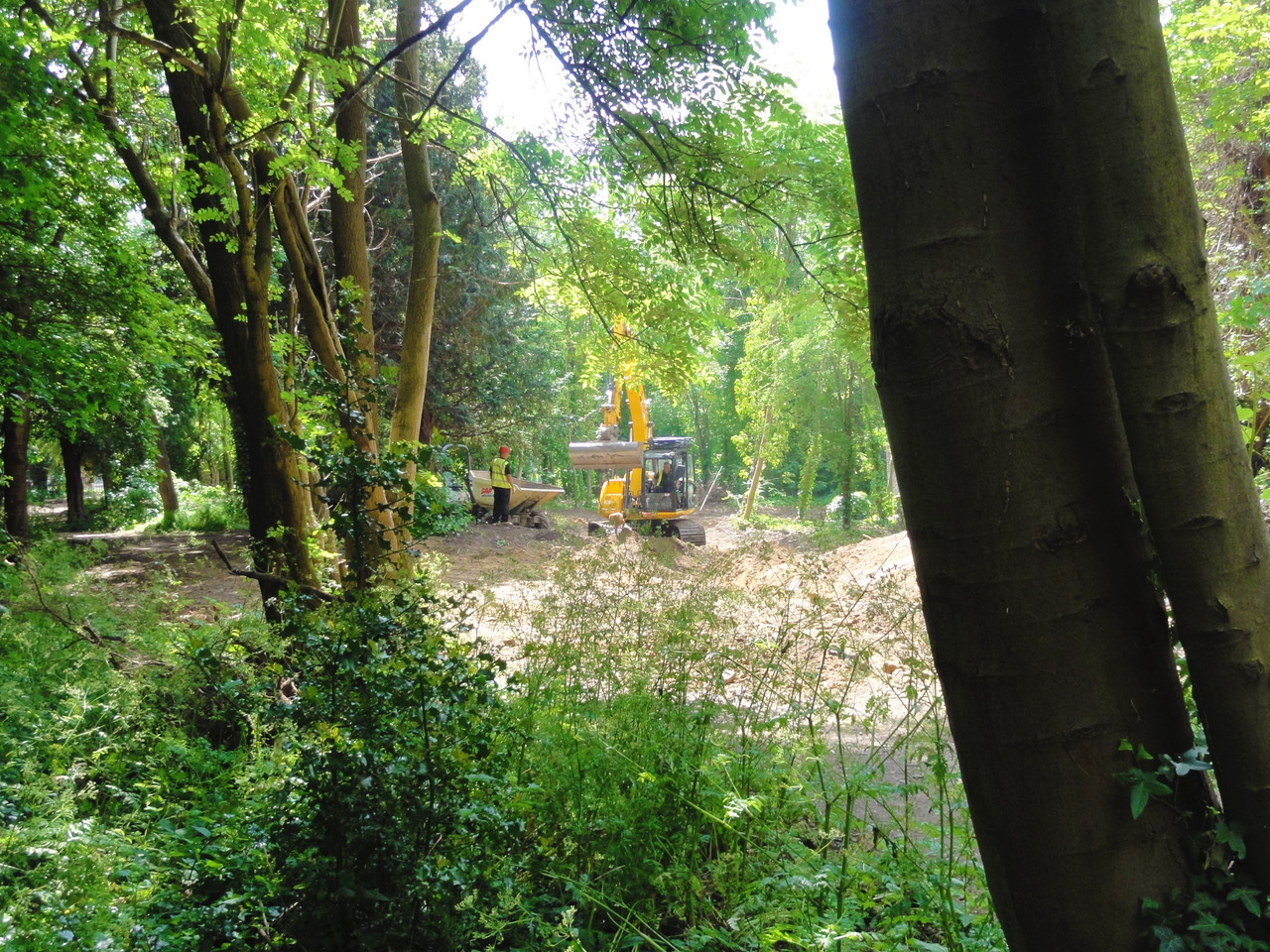  Turfdry have worked closely with Enfield Council's Tree Officer to ensure all possible care is given to the preservation of the natural environment, and are exercising extreme care on such a constricted site.&nbsp; 