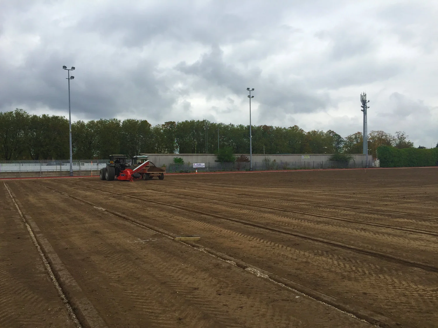 Jim Peters Stadium Infield Drainage Installation