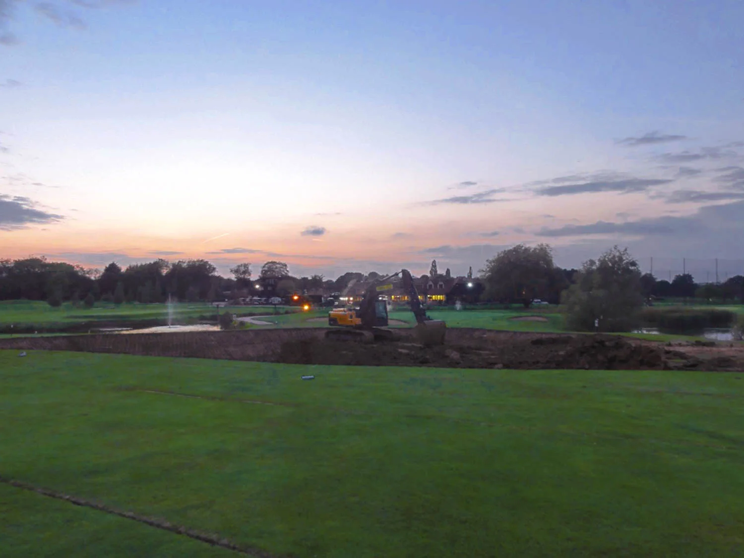 The Rayeigh Club - Pond Construction