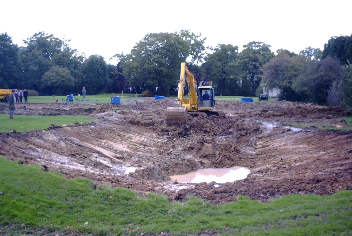 Langley Park Golf Club - Pond Construction