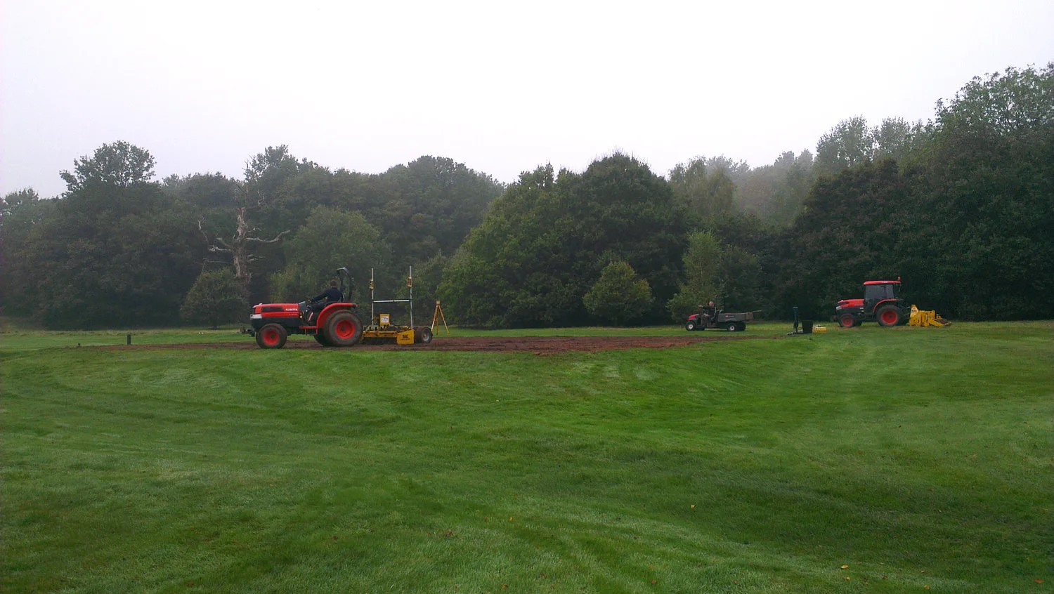 Thorndon Park Golf Club - Tee Re-Levelling & Re-Turfing