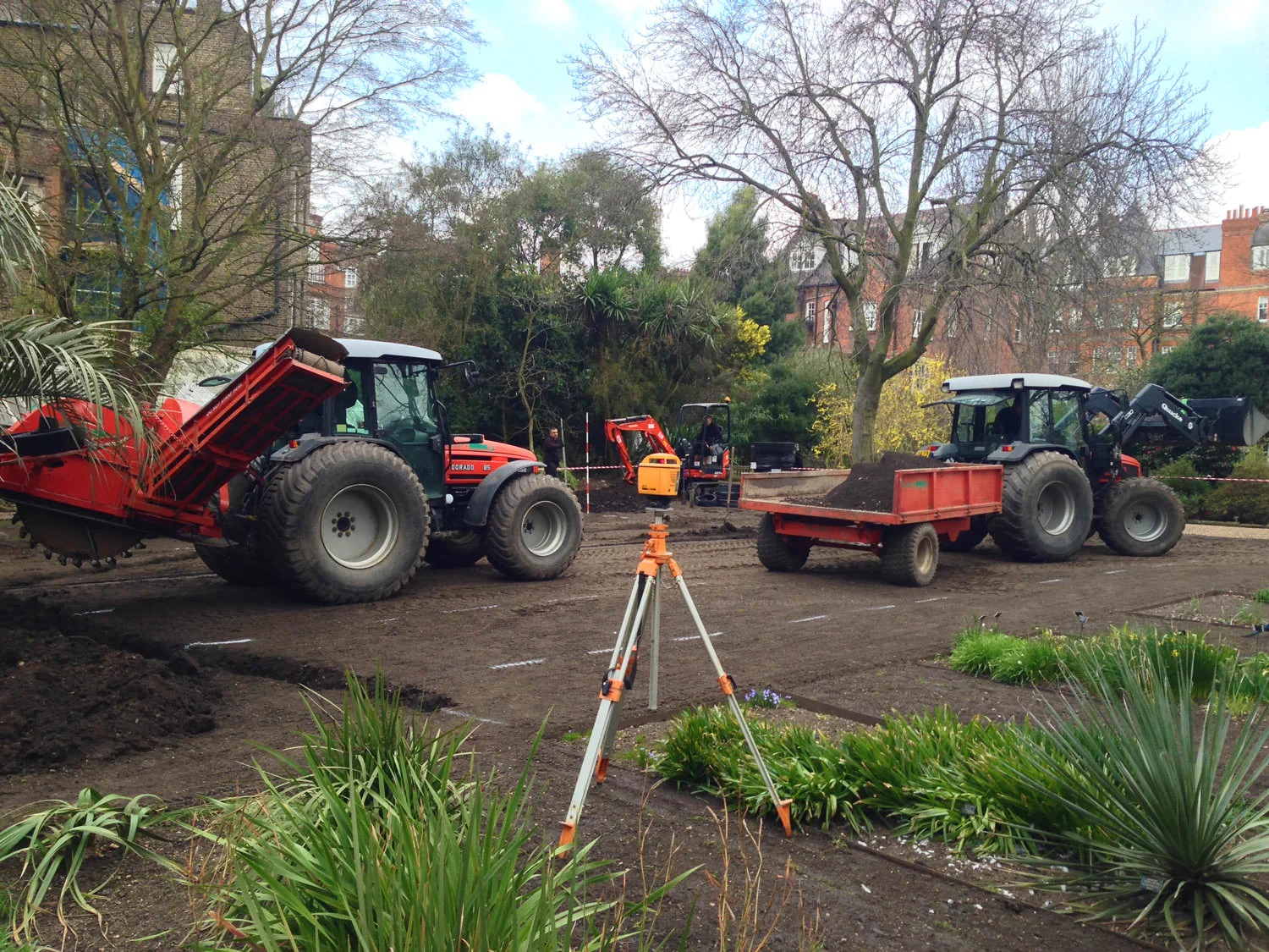 Chelsea Physic Garden - Drainage Installation