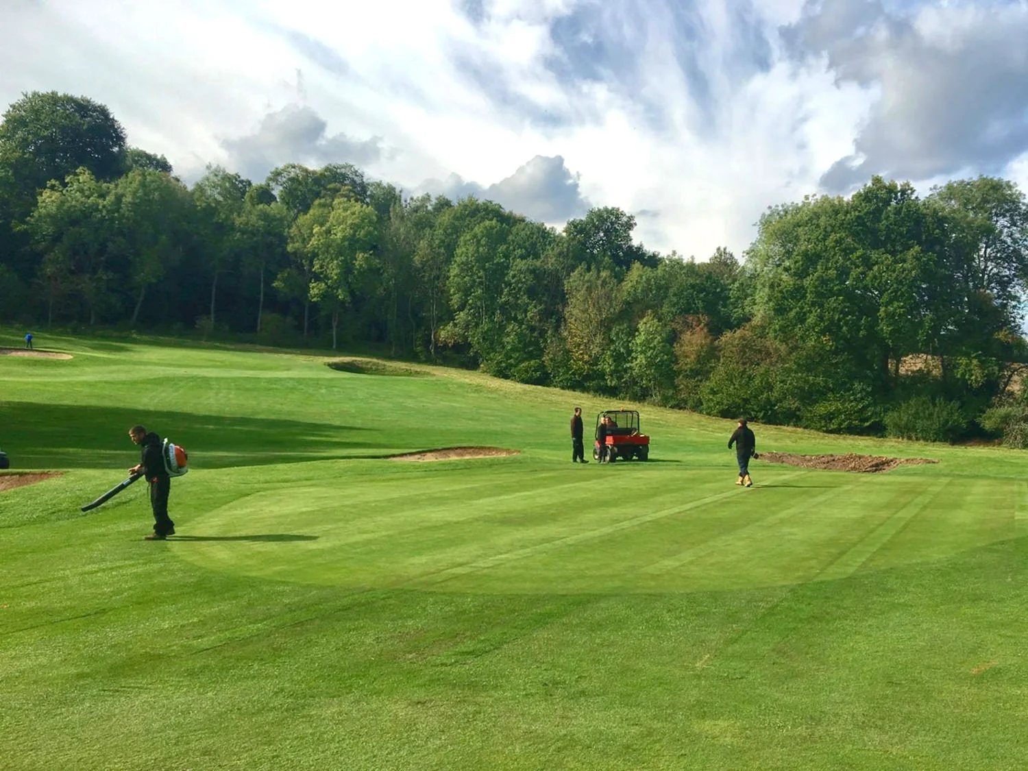 West Kent GC Delighted with Turfdry Greens Drainage
