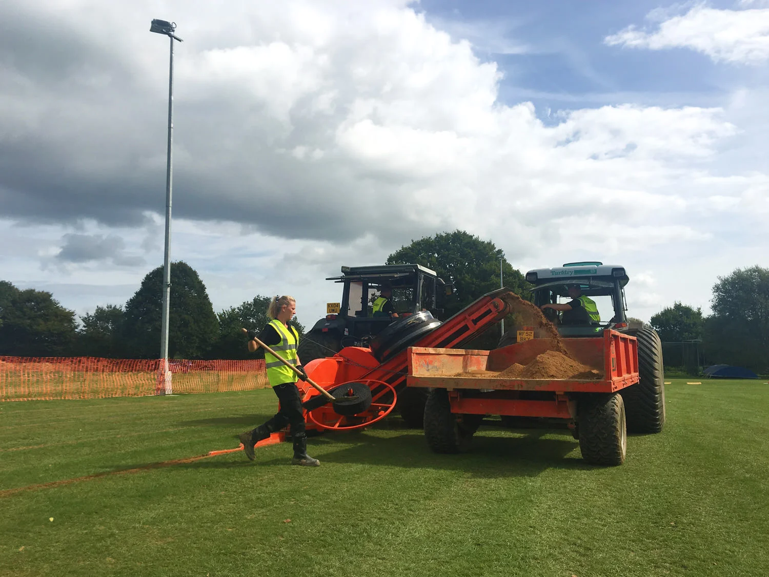 Hellingly RFC - Pitch Drainage Installation