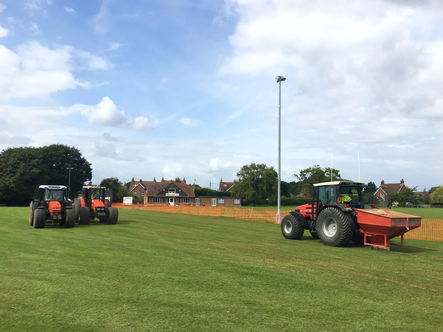 Hellingly RFC - Rugby Pitch Drainage