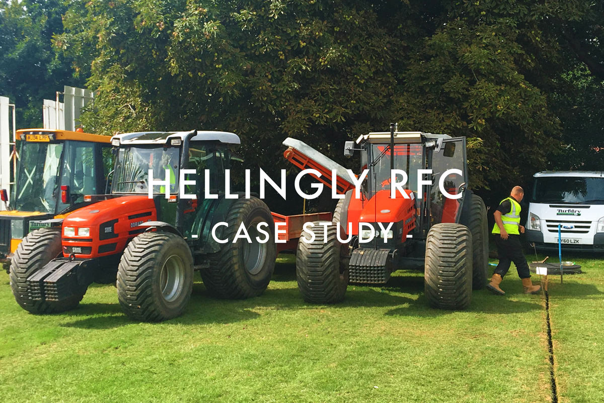 Hellingly RFC - Rugby Pitch Drainage Case Study