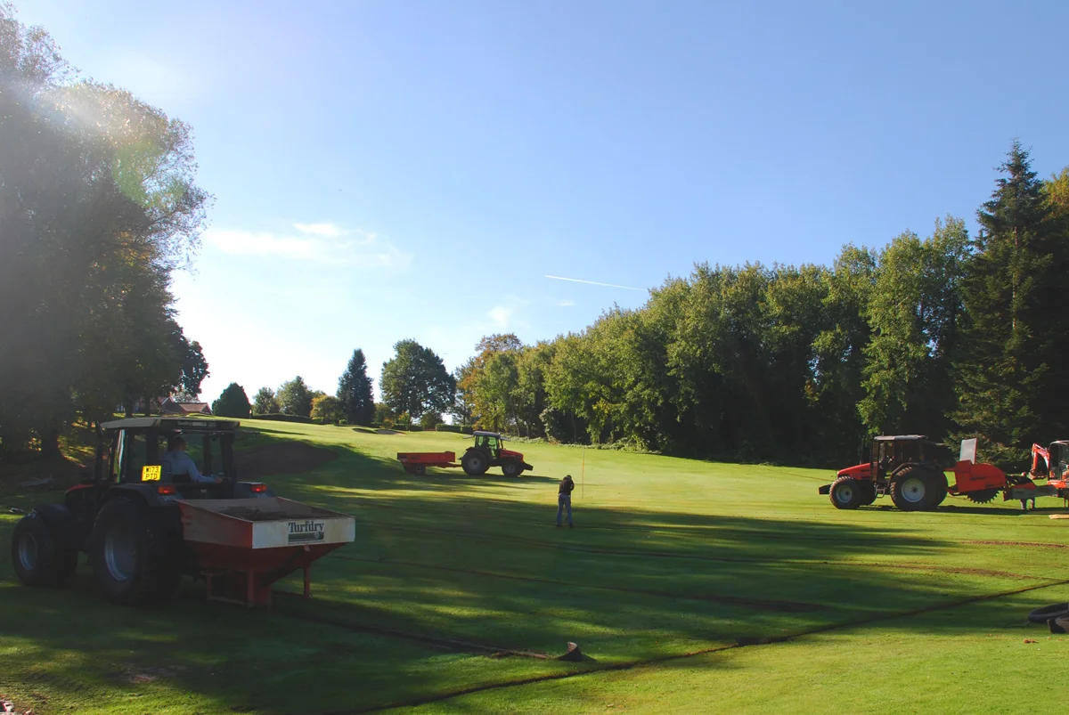 Turfdry Return to Sundridge Park Golf Club for Fairway Drainage Project