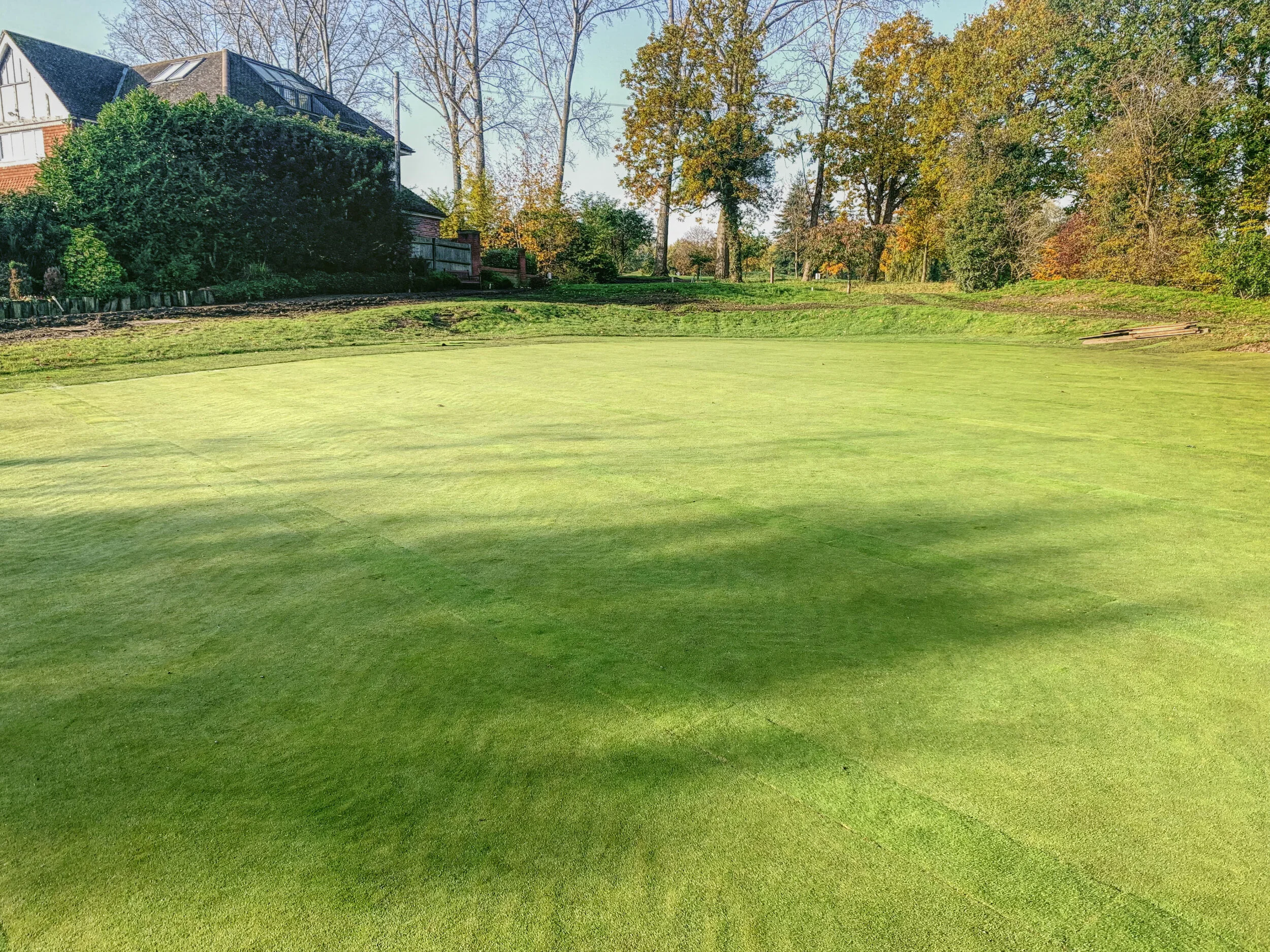 Turfdry Greens Drainage Project at Sundridge Park Golf Club Turns to East Course