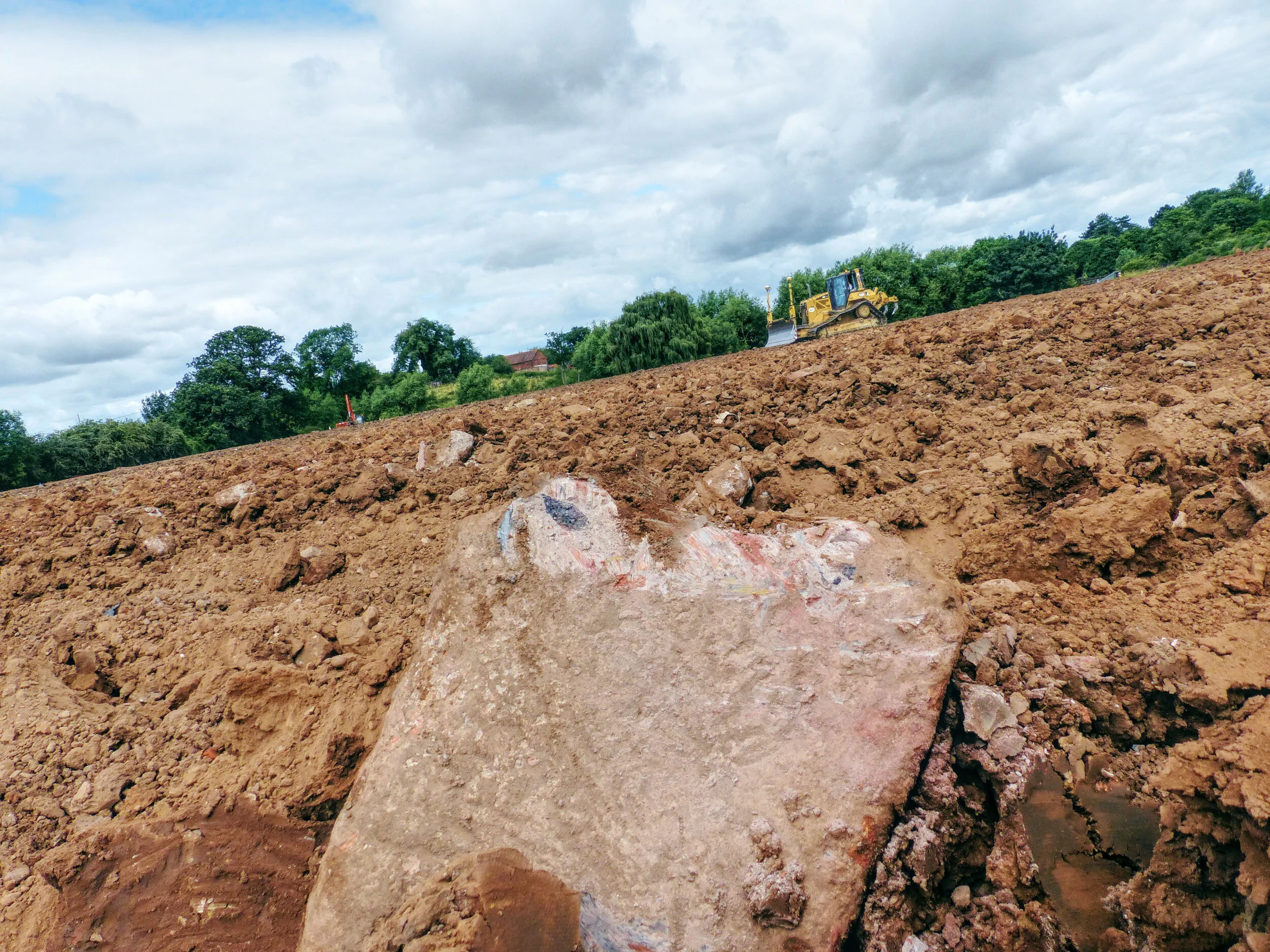 Turfdry Rip It Up at Orleton Lane Pitch Construction Site